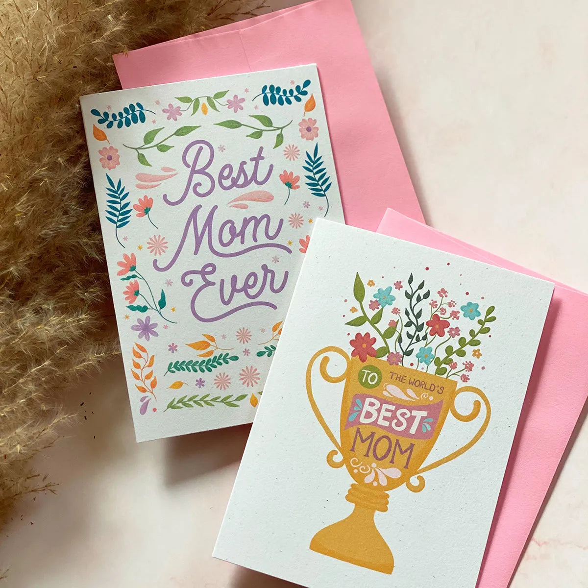  Best Mom Ever | Mother’s Day | Mini Greeting Card Cheeky Peach Designs Cards art-noise.myshopify.com best-mom-ever-mother-s-day-mini-greeting-card