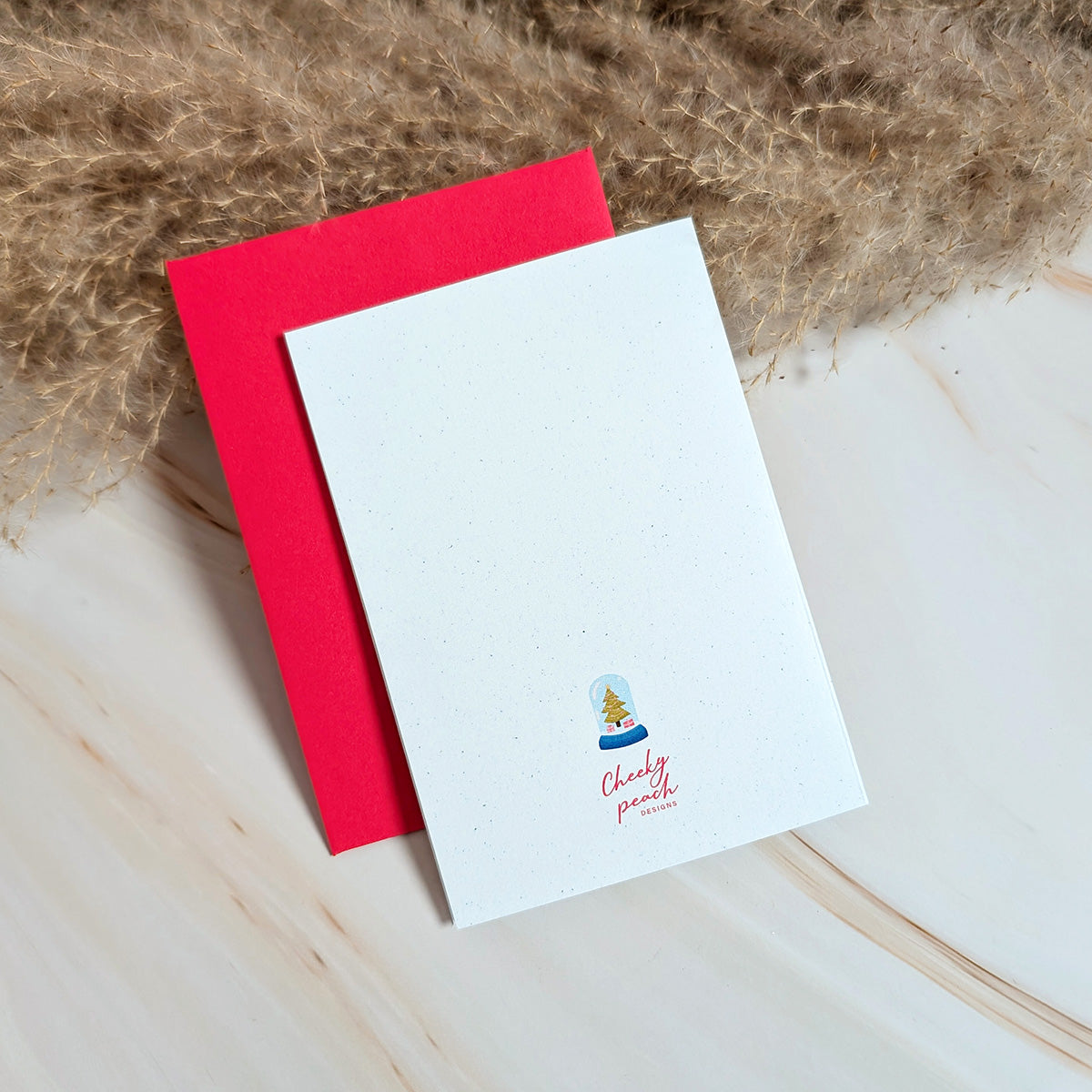 Tremendous Wishes Snow Globe Mini Holiday Card