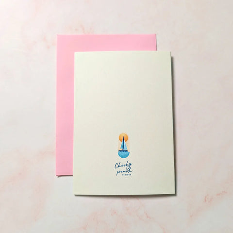  Sunset Sailing | New Brunswick Mini Greeting Card Cheeky Peach Designs Cards art-noise.myshopify.com sunset-sailing-new-brunswick-mini-greeting-card