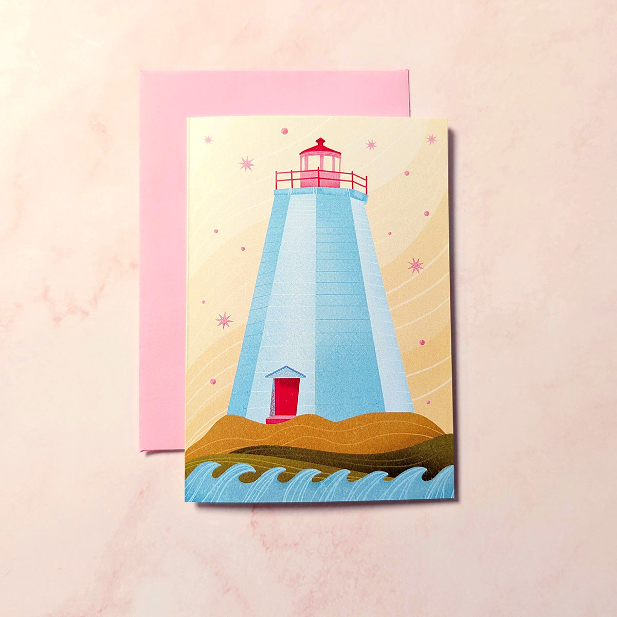East Coast Lighthouse | New Brunswick Mini Greeting Card