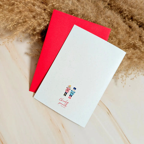  Warm Wishes Mini Holiday Nutcracker Card Cheeky Peach Designs Cards art-noise.myshopify.com warm-wishes-mini-holiday-nutcracker-card