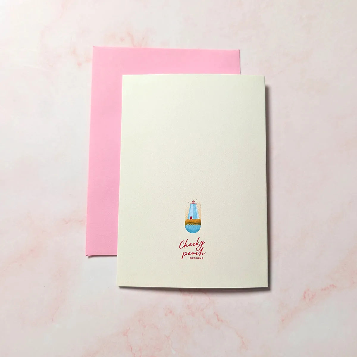  East Coast Lighthouse | New Brunswick Mini Greeting Card Cheeky Peach Designs Cards art-noise.myshopify.com east-coast-lighthouse-new-brunswick-mini-greeting-card