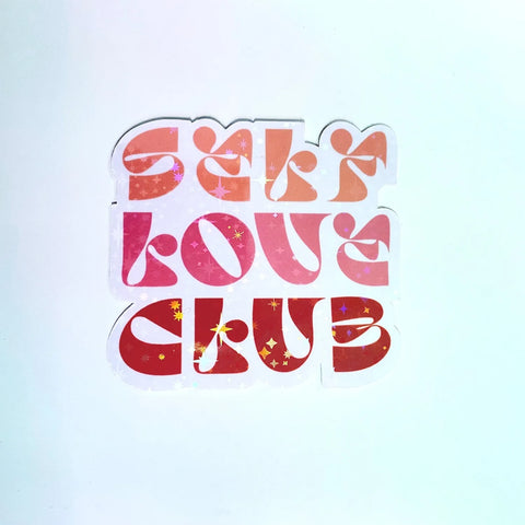  Self Love Club Sticker Cheeky Peach Designs Sticker art-noise.myshopify.com self-love-club-sticker