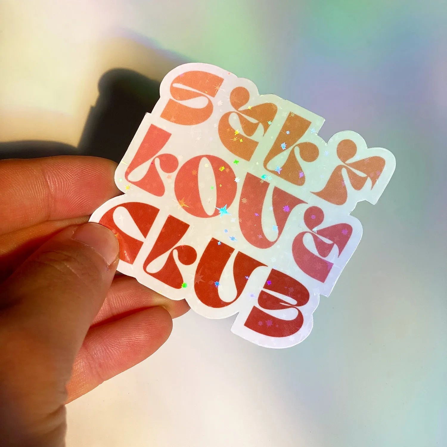  Self Love Club Sticker Cheeky Peach Designs Sticker art-noise.myshopify.com self-love-club-sticker