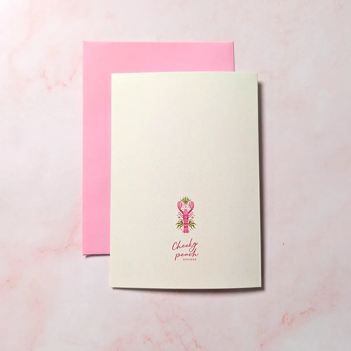  You're My Lobster | New Brunswick Mini Greeting Card Cheeky Peach Designs Cards art-noise.myshopify.com youre-my-lobster-new-brunswick-mini-greeting-card