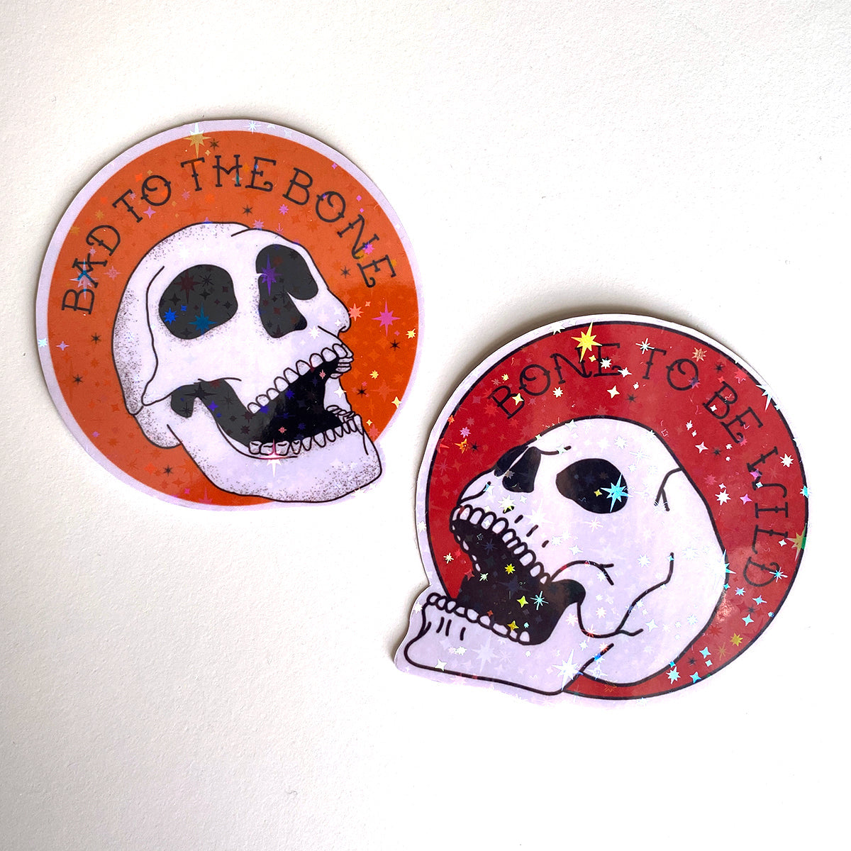 Bad to the Bone Sticker
