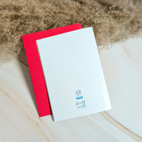 Let It Snow Globe Mini Holiday Card