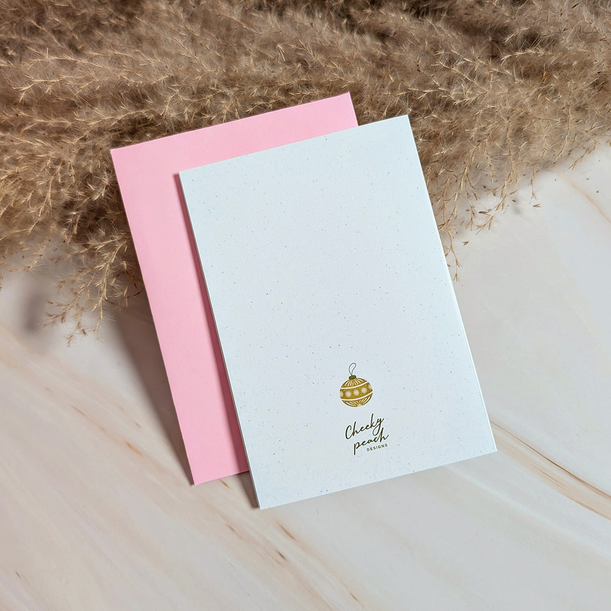 Deck the Halls Mini Ornament Holiday Card