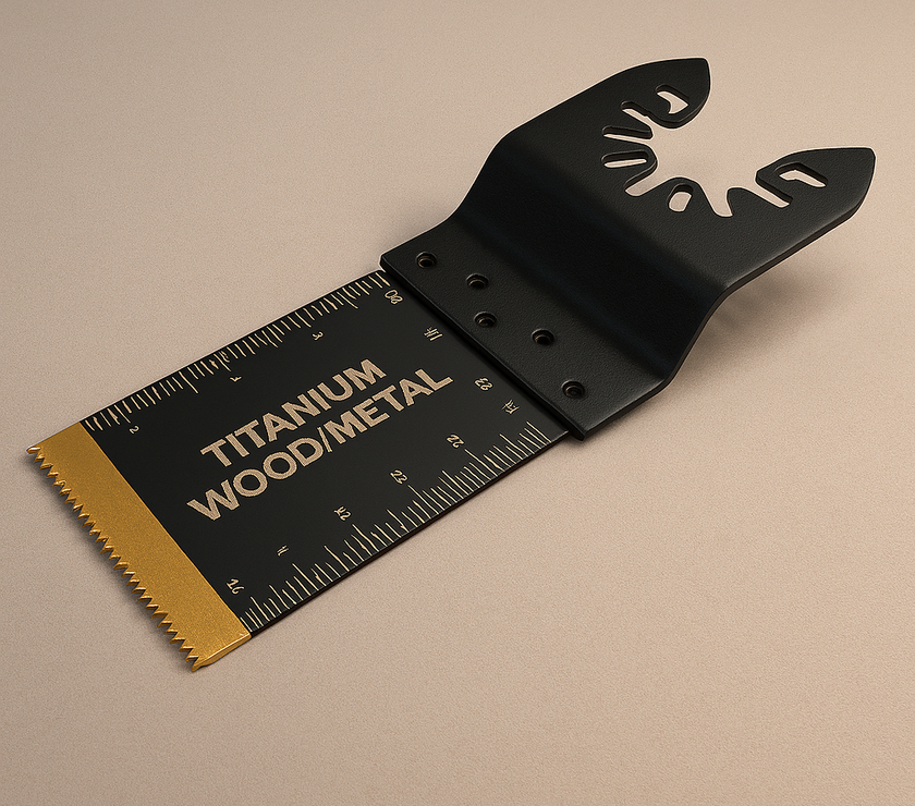 Titanium Curved Oscillating Blade – 42mm Precision Cut | Wood & Metal | Universal Fit