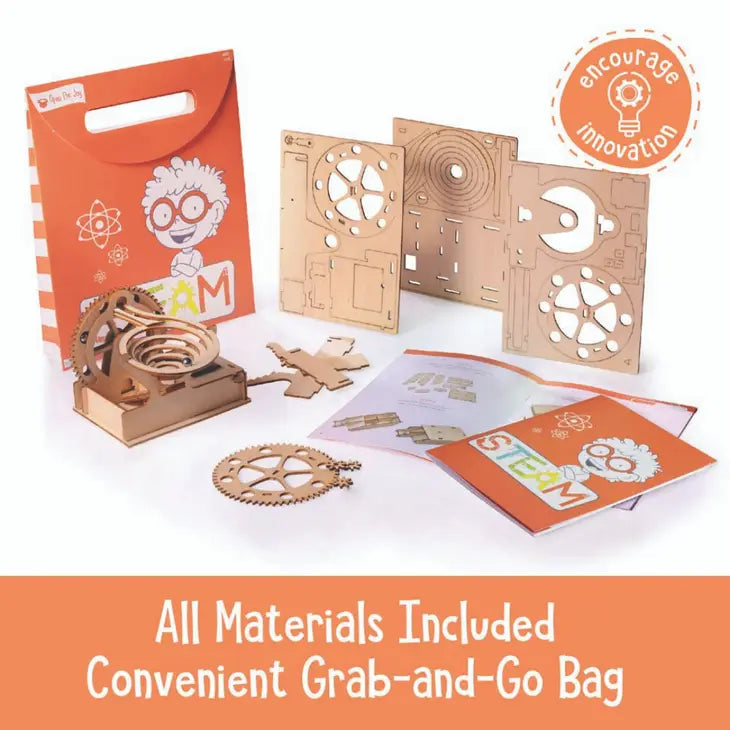 Open the Joy - S.T.E.A.M. Marble Run Activity Bag - Art Noise