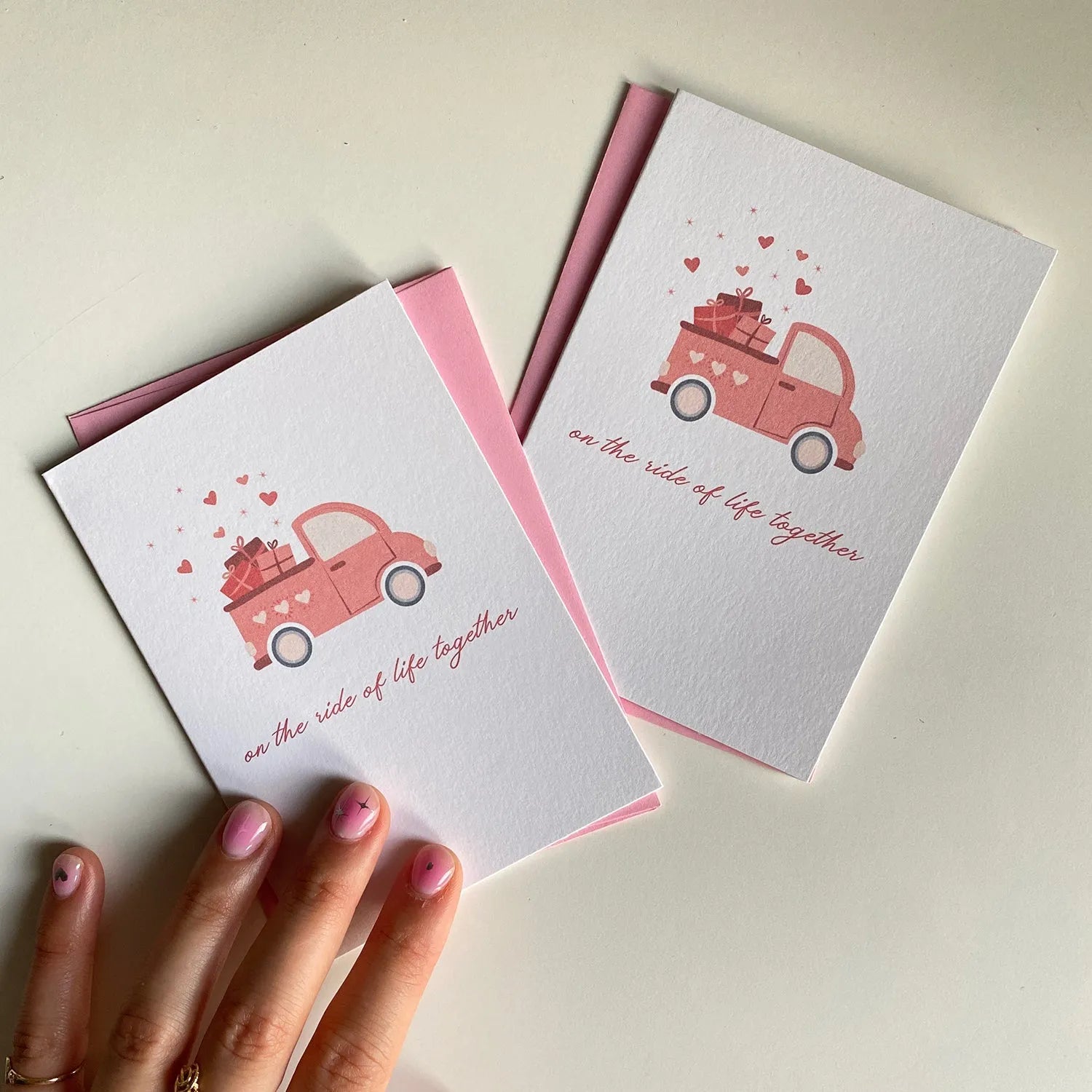  On the Ride of Life Together Mini Greeting Card Cheeky Peach Designs Cards art-noise.myshopify.com on-the-ride-of-life-together-mini-greeting-card