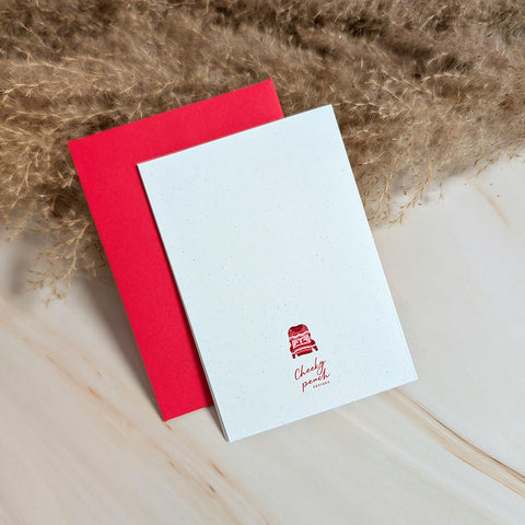 Sleighing the Sweater Game Mini Holiday Card