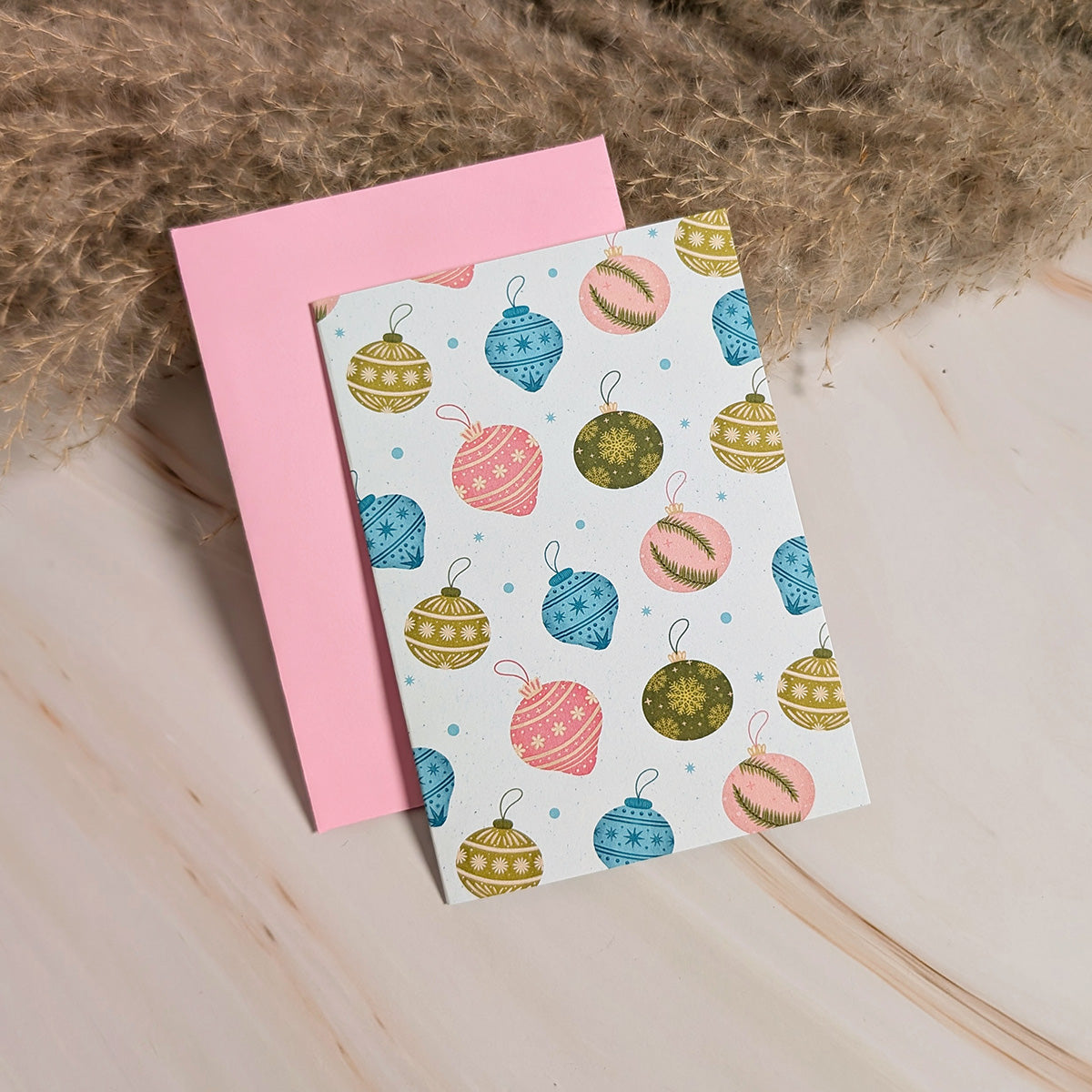 Ornament Overload Mini Holiday Card