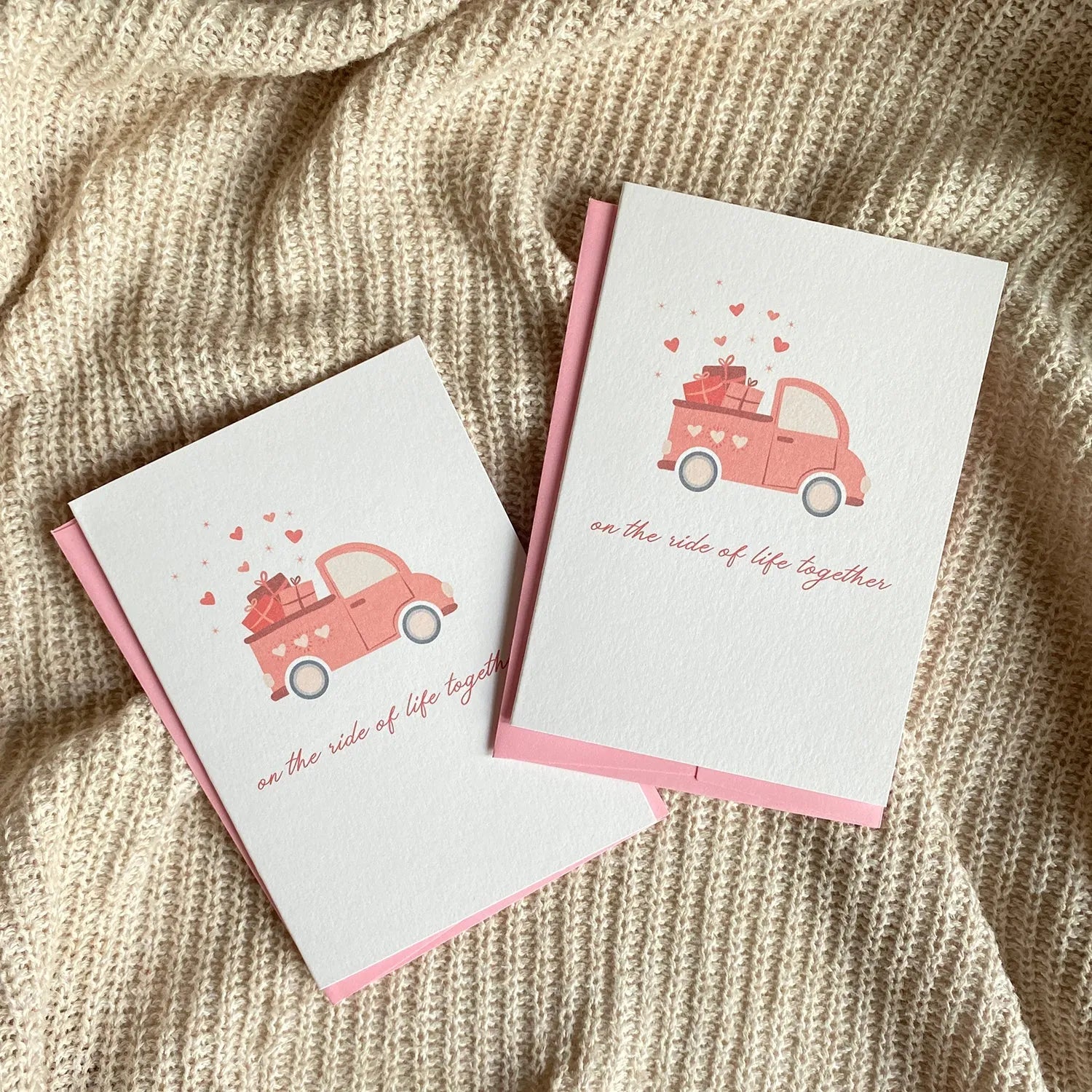  On the Ride of Life Together Mini Greeting Card Cheeky Peach Designs Cards art-noise.myshopify.com on-the-ride-of-life-together-mini-greeting-card