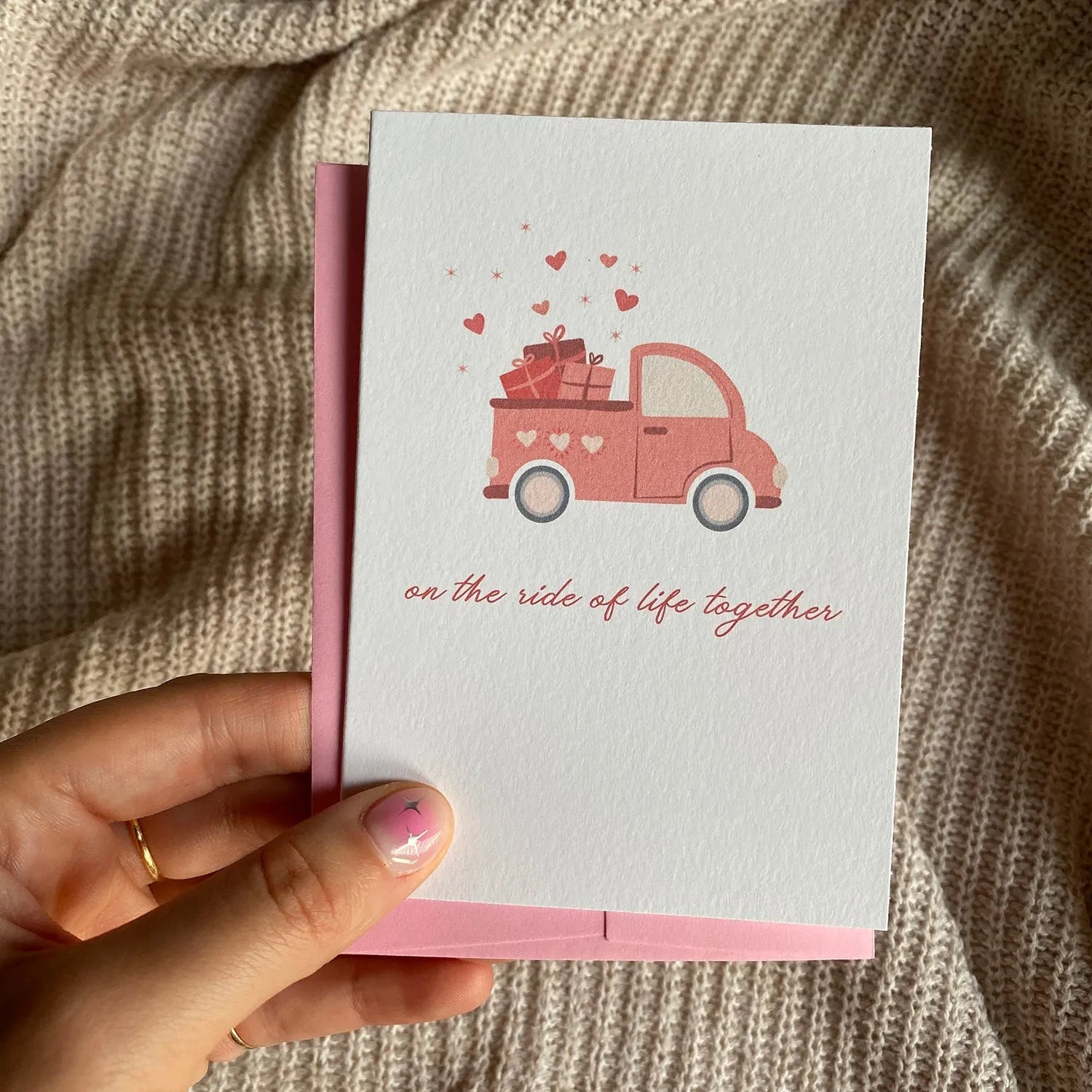  On the Ride of Life Together Mini Greeting Card Cheeky Peach Designs Cards art-noise.myshopify.com on-the-ride-of-life-together-mini-greeting-card