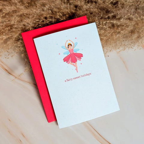  Sugar Plum Fairy Mini Holiday Nutcracker Card Cheeky Peach Designs Cards art-noise.myshopify.com sugar-plum-fairy-mini-holiday-nutcracker-card