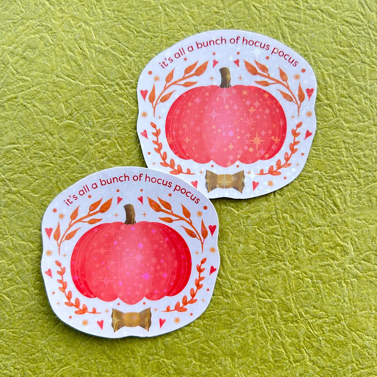  All Just Hocus Pocus | Pumpkin Sticker Cheeky Peach Designs Sticker art-noise.myshopify.com all-just-hocus-pocus-pumpkin-sticker