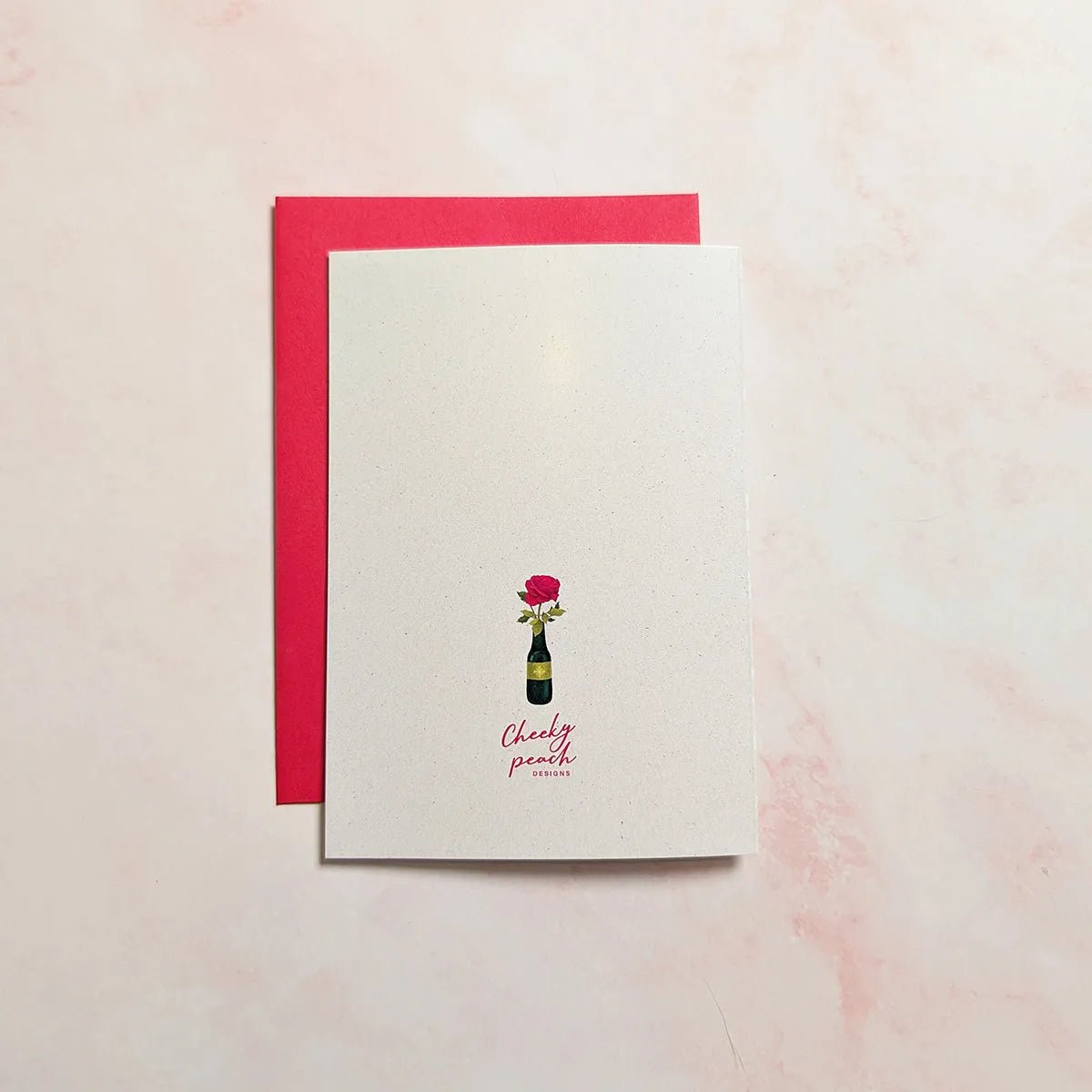  A Rose for You Mini Floral Greeting Card Cheeky Peach Designs Cards art-noise.myshopify.com a-rose-for-you-mini-floral-greeting-card