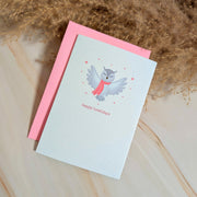 Happy Howlidays Mini Holiday Owl Card