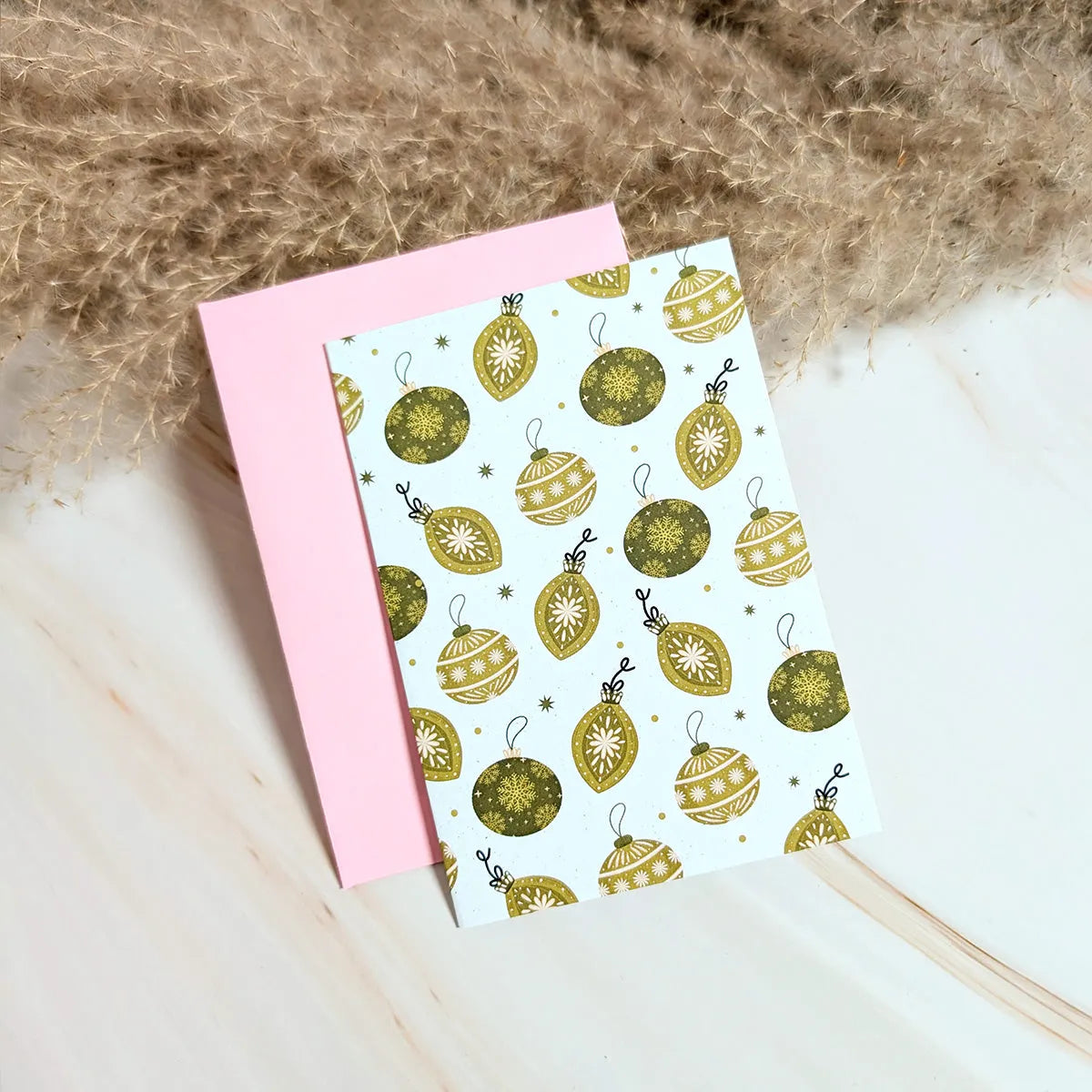  Ornament Overload Mini Holiday Card Cheeky Peach Designs Cards art-noise.myshopify.com ornament-overload-mini-holiday-card