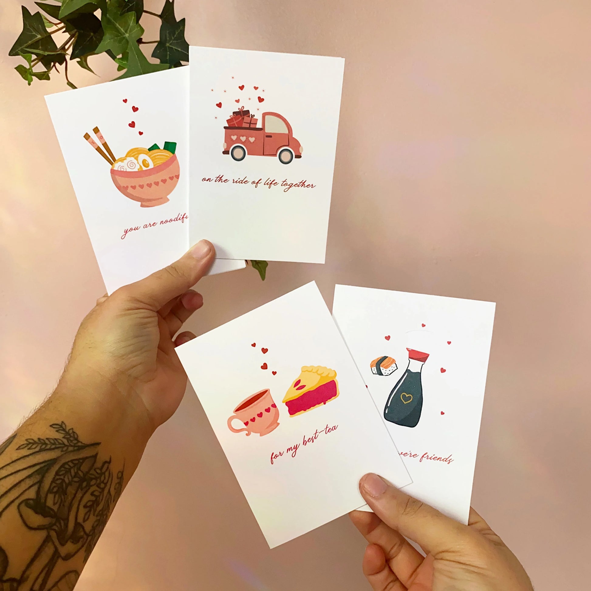  On the Ride of Life Together Mini Greeting Card Cheeky Peach Designs Cards art-noise.myshopify.com on-the-ride-of-life-together-mini-greeting-card