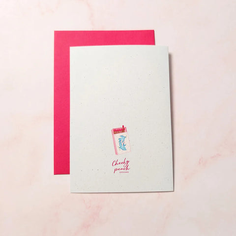  You're My Perfect Match | Sparrow Bird Mini Greeting Card Cheeky Peach Designs Cards art-noise.myshopify.com youre-my-perfect-match-sparrow-bird-mini-greeting-card