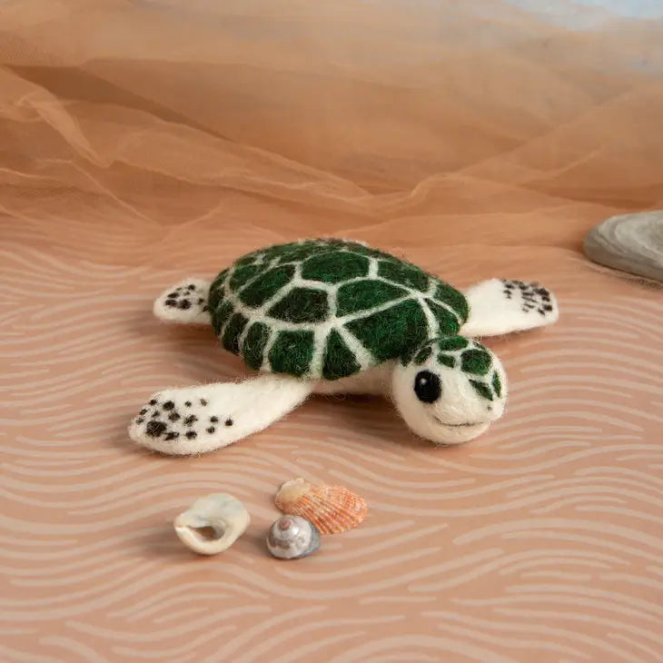 Hawthorn Handmade - Sea Turtle Mini Felting Kit - Art Noise