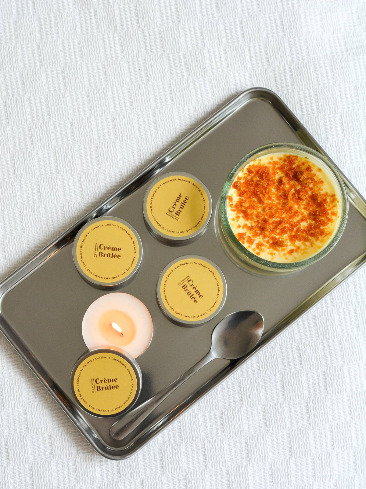 Mini Scented Soy Candle -  Crème Brûlée