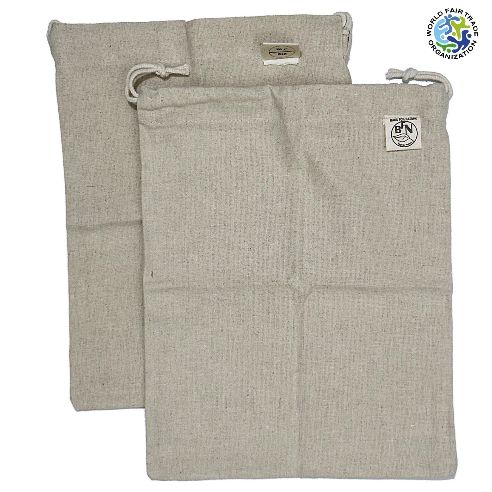 Hemp+Cotton Fair-Trade Produce Bags: Set/3