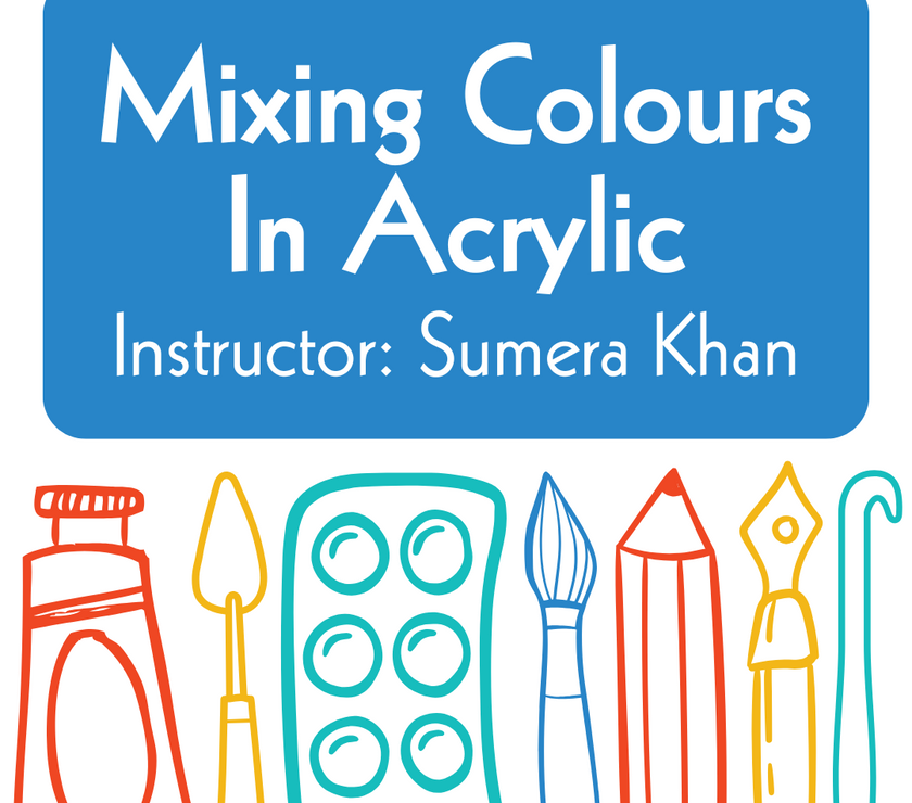Mixing Colours in Acrylic (ages 16+)
