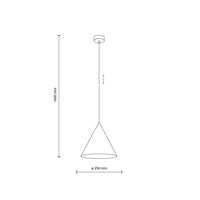 CONO White  Medium Modern Minimalist Pendant Light