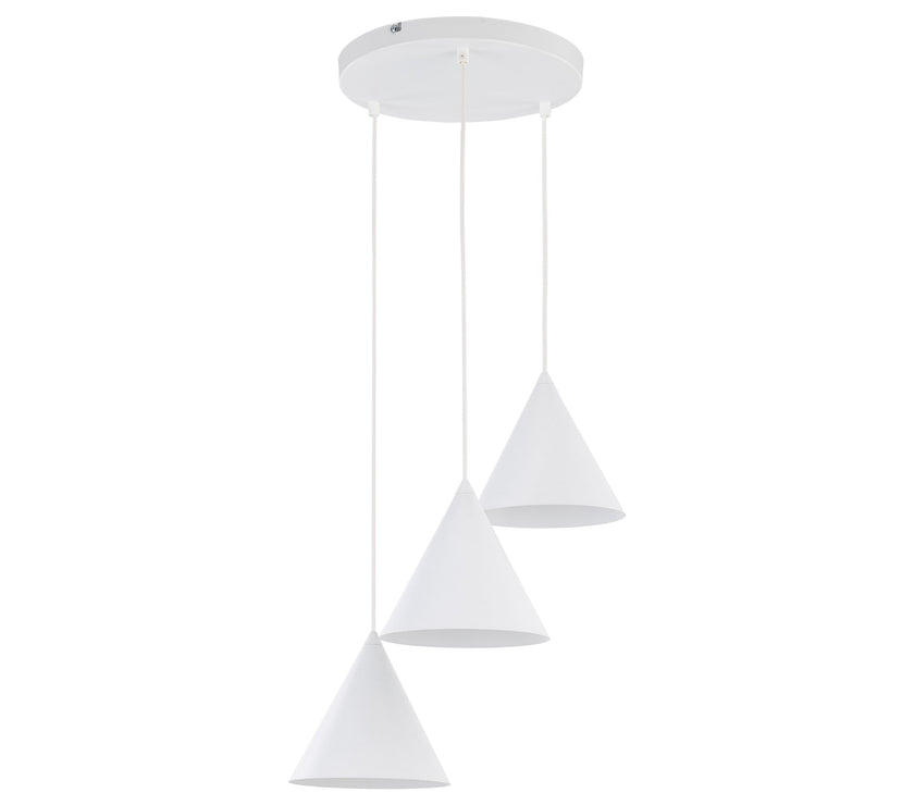 CONO White Modern Minimalist  Pendant Light 3