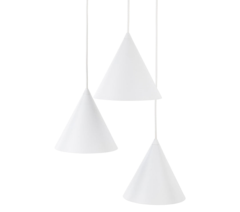 CONO White Modern Minimalist  Pendant Light 3