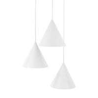 CONO White Modern Minimalist  Pendant Light 3