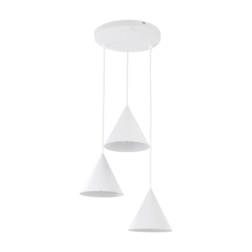 CONO White Modern Minimalist  Pendant Light 3