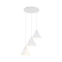 CONO White Modern Minimalist  Pendant Light 3