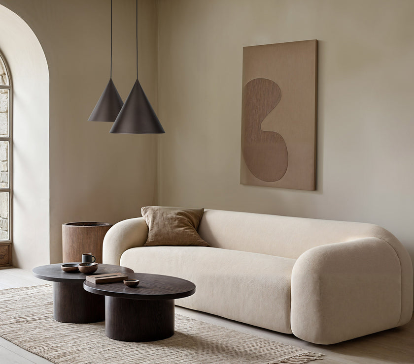 CONO Brown  Large Modern Minimalist Pendant Light