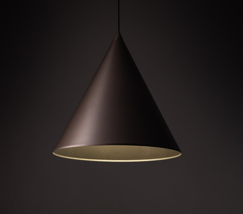 CONO Brown  Large Modern Minimalist Pendant Light