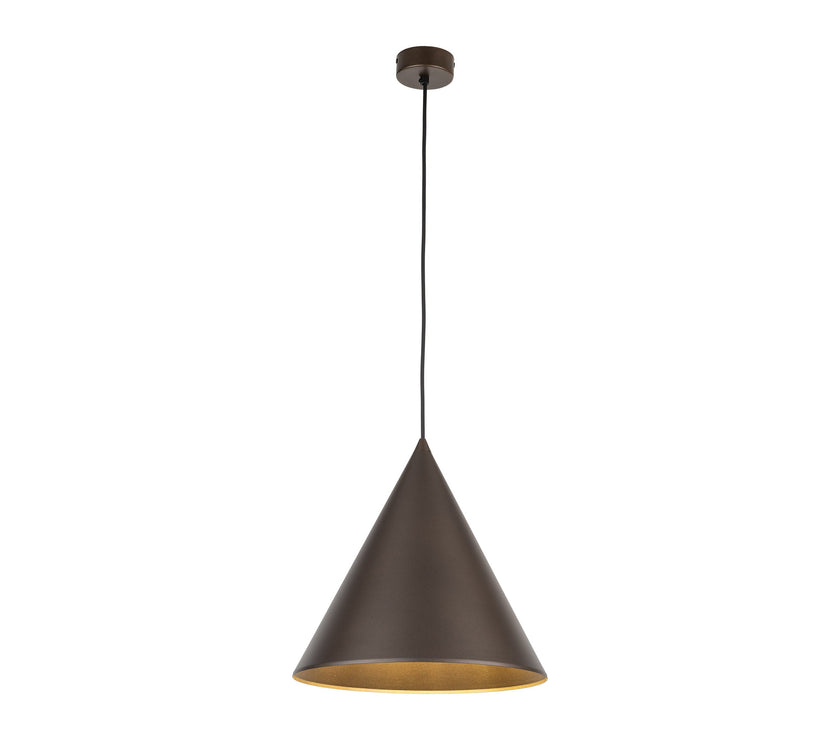 CONO Brown  Large Modern Minimalist Pendant Light