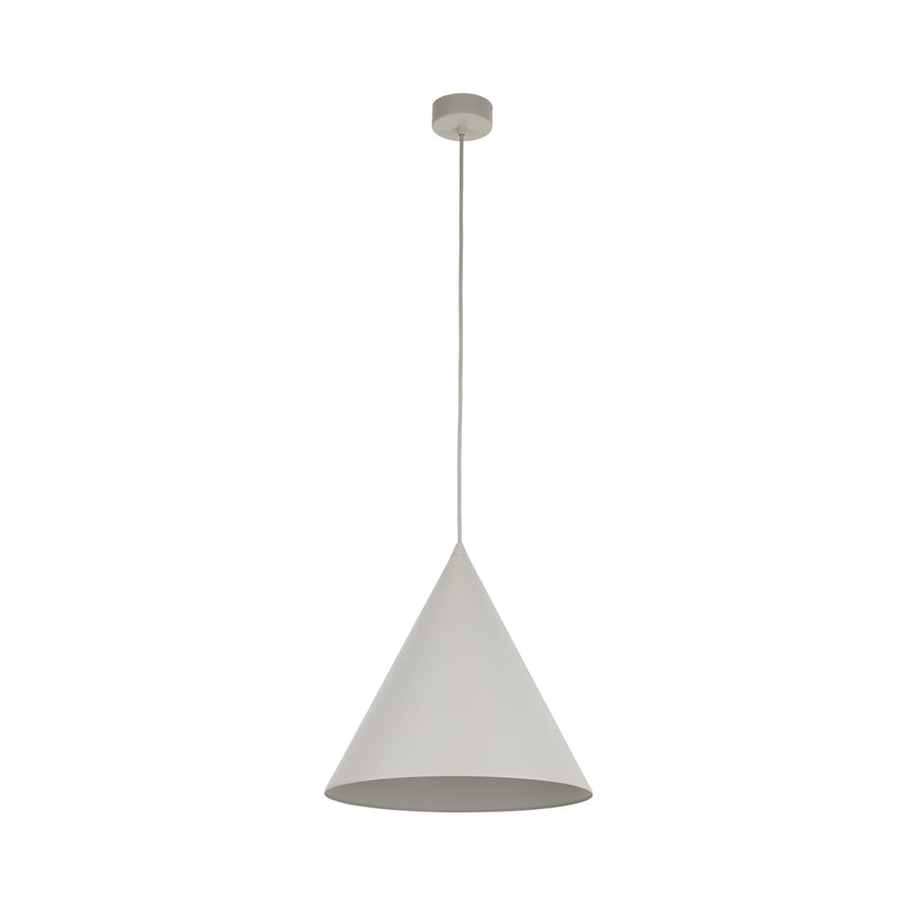 CONO Beige Large Modern Minimalist Pendant Light