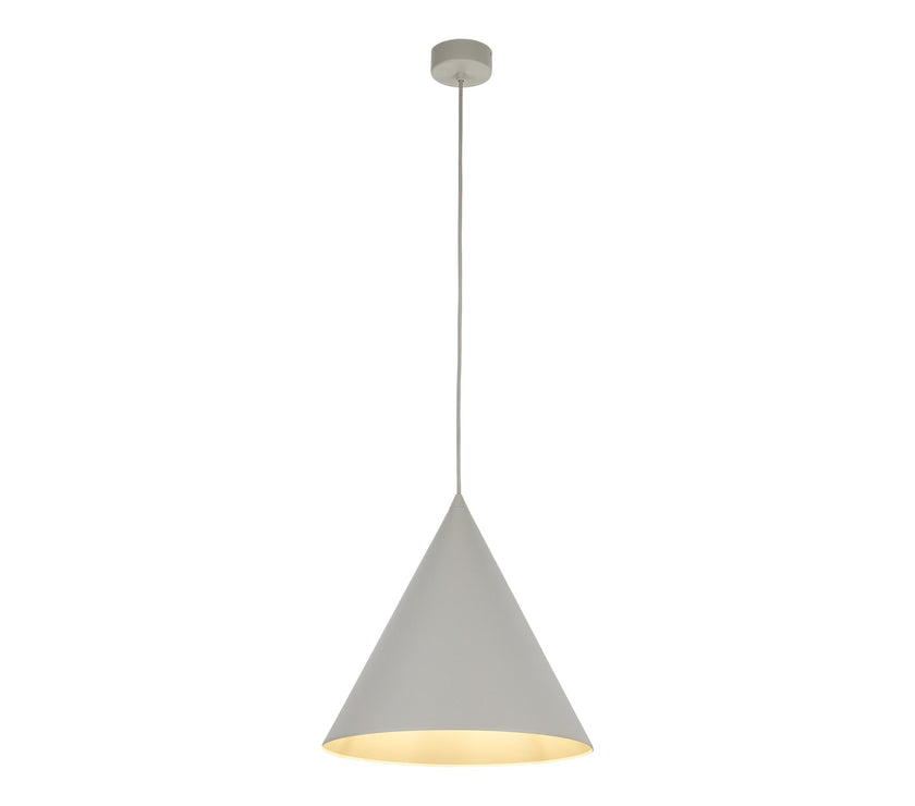 CONO Beige Large Modern Minimalist Pendant Light