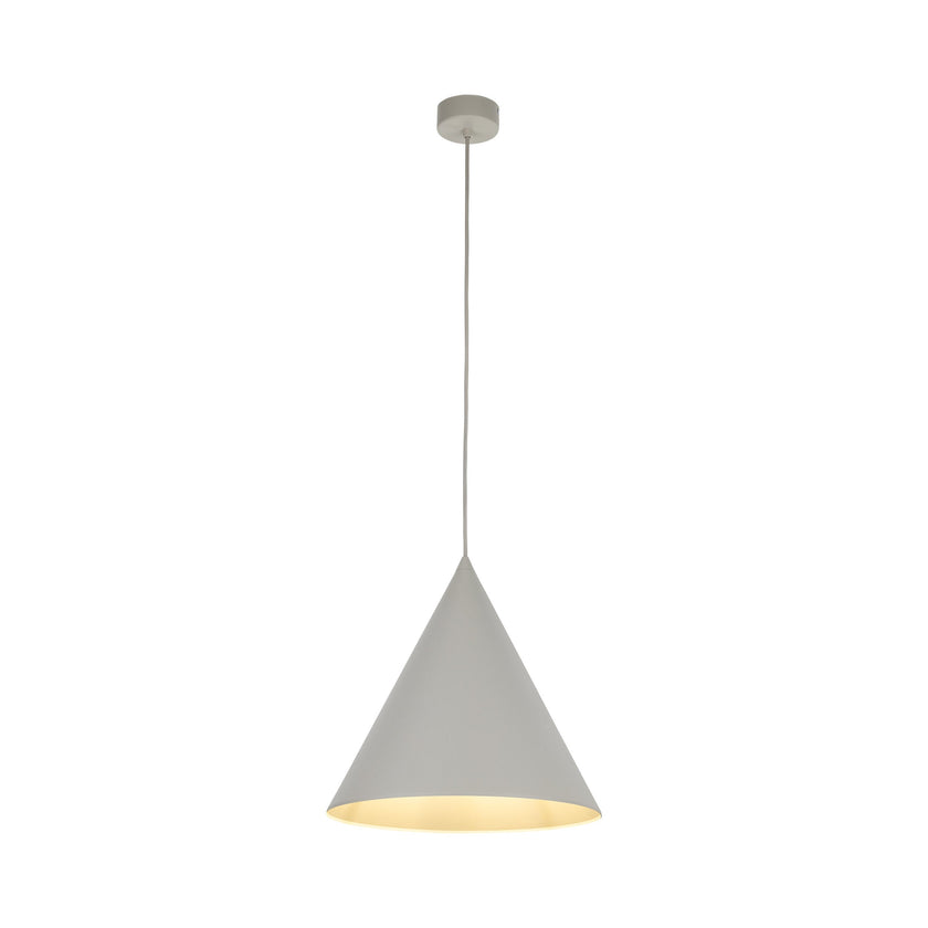 CONO Beige Large Modern Minimalist Pendant Light