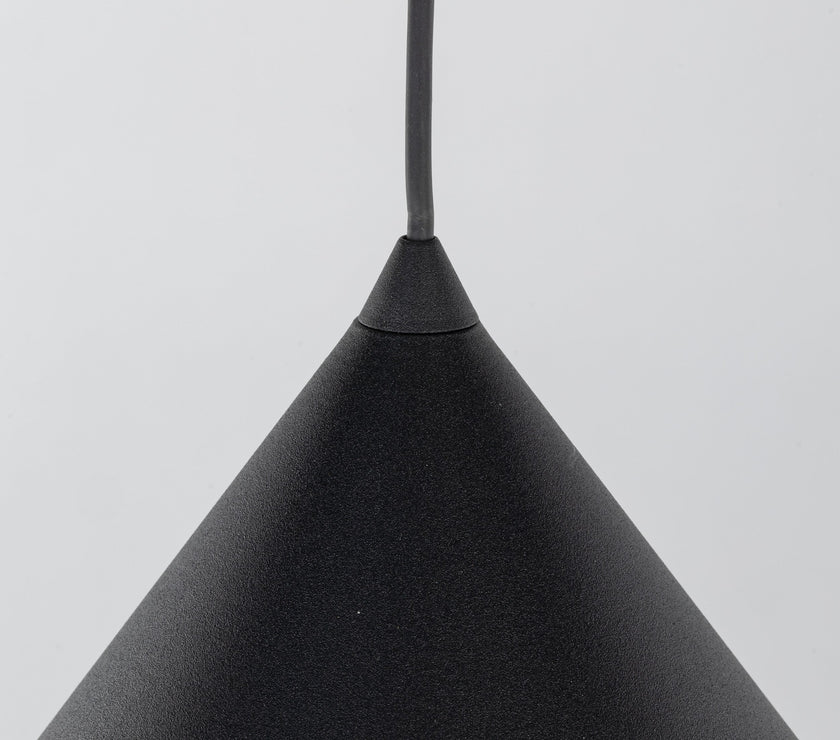 CONO Black Extra Large Modern Minimalist Pendant Light