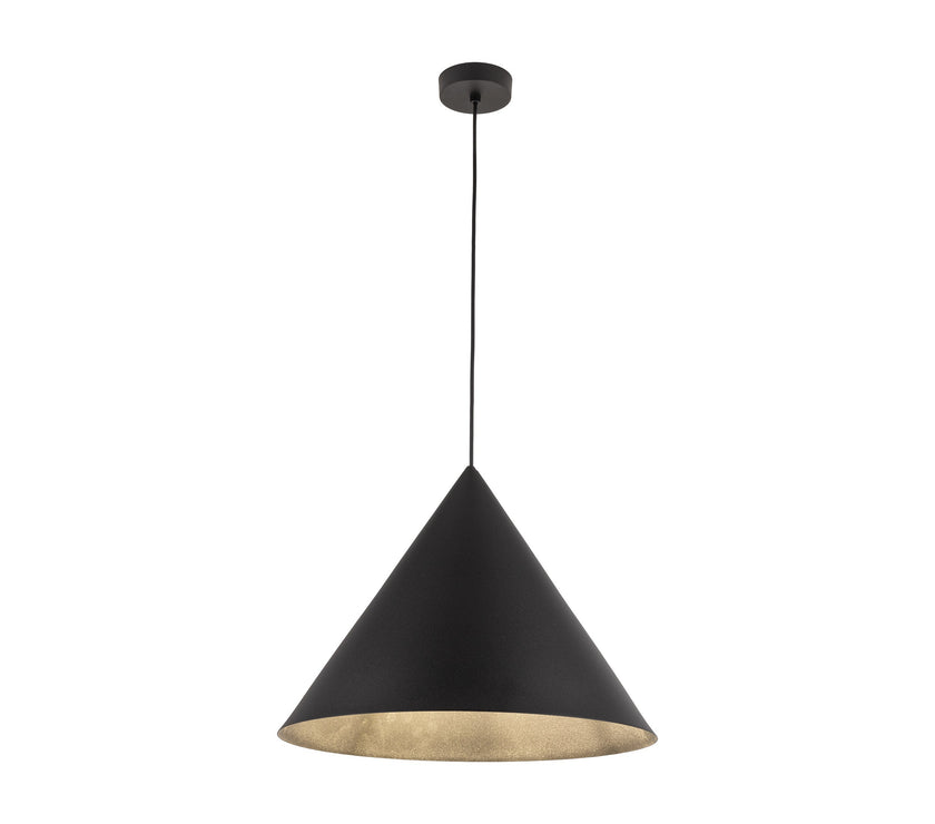 CONO Black Extra Large Modern Minimalist Pendant Light