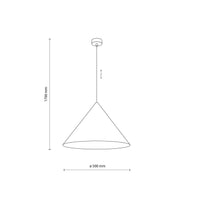 CONO Yellow  Extra Large Modern Minimalist Pendant Light