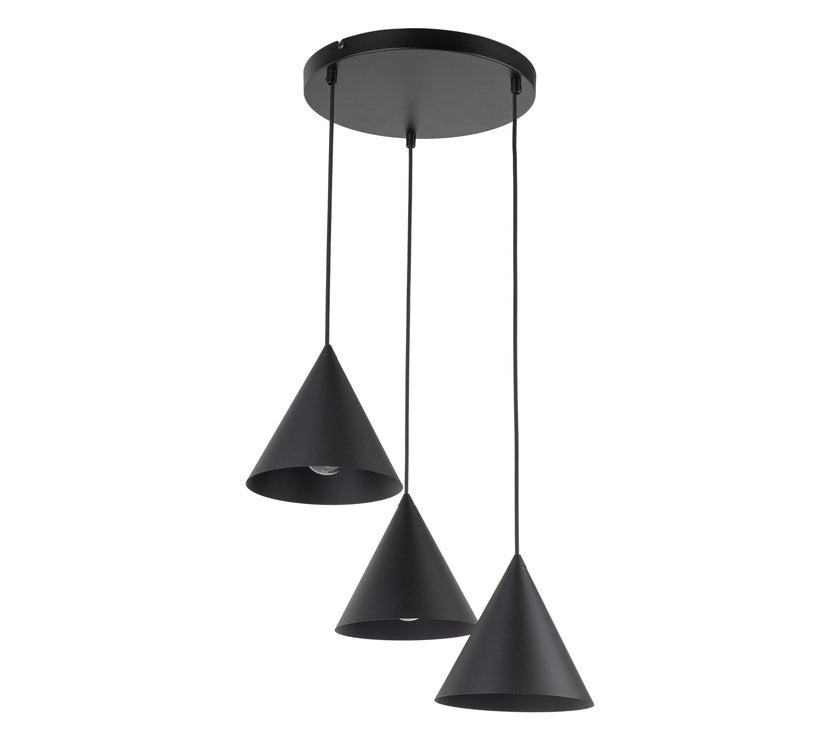 CONO Black Modern Minimalist Pendant Light 3