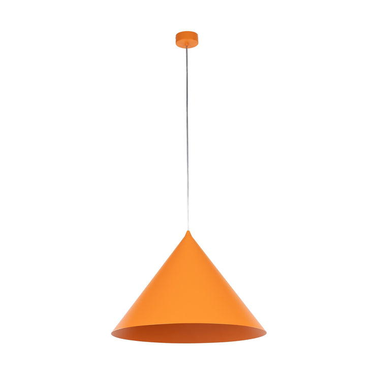 CONO Orange  Extra Large Modern Minimalist Pendant Light