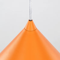 CONO Orange  Extra Large Modern Minimalist Pendant Light