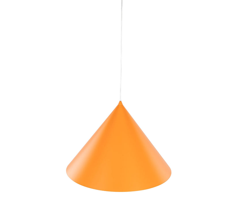 CONO Orange  Extra Large Modern Minimalist Pendant Light