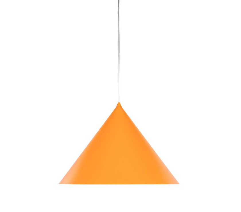 CONO Orange  Extra Large Modern Minimalist Pendant Light